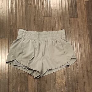 AVIA Women’s Light Green Athletic Shorts with Elastic Waist